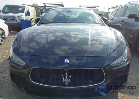 2017 Maserati Ghibli S Q4 из США, поврежденный, VIN ZAM57RTA9H1240885